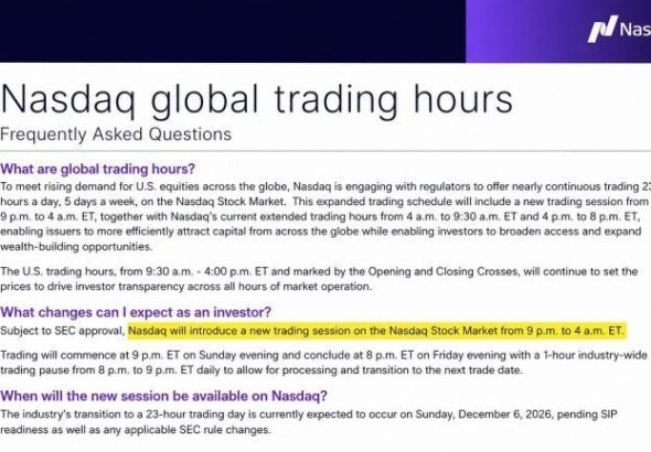 nasdaq sets december 6 launch for nearly 23 hour trading day2 nwmk 768x432 1